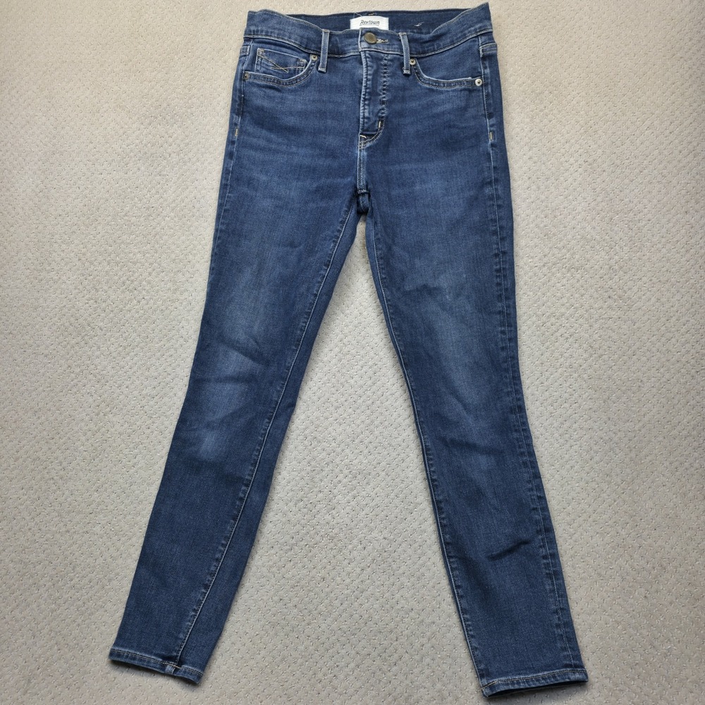 Revtown Super Skinny Jeans 27‎ Regular Decade Denim Stretch Everyday Indigo Blue